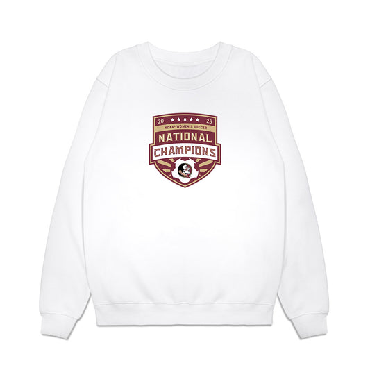 FSU - NCAA Women's Soccer : NCAA® 2025 National Champions Roster Premium Crewneck Sweatshirt-0
