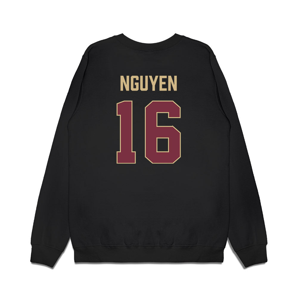FSU - NCAA Women's Soccer : Sophia Nguyen - NCAA® 2025 National Champions Premium Crewneck Sweatshirt-1