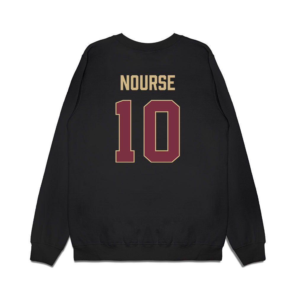 FSU - NCAA Women's Soccer : Peyton Nourse - NCAA® 2025 National Champions Premium Crewneck Sweatshirt-1