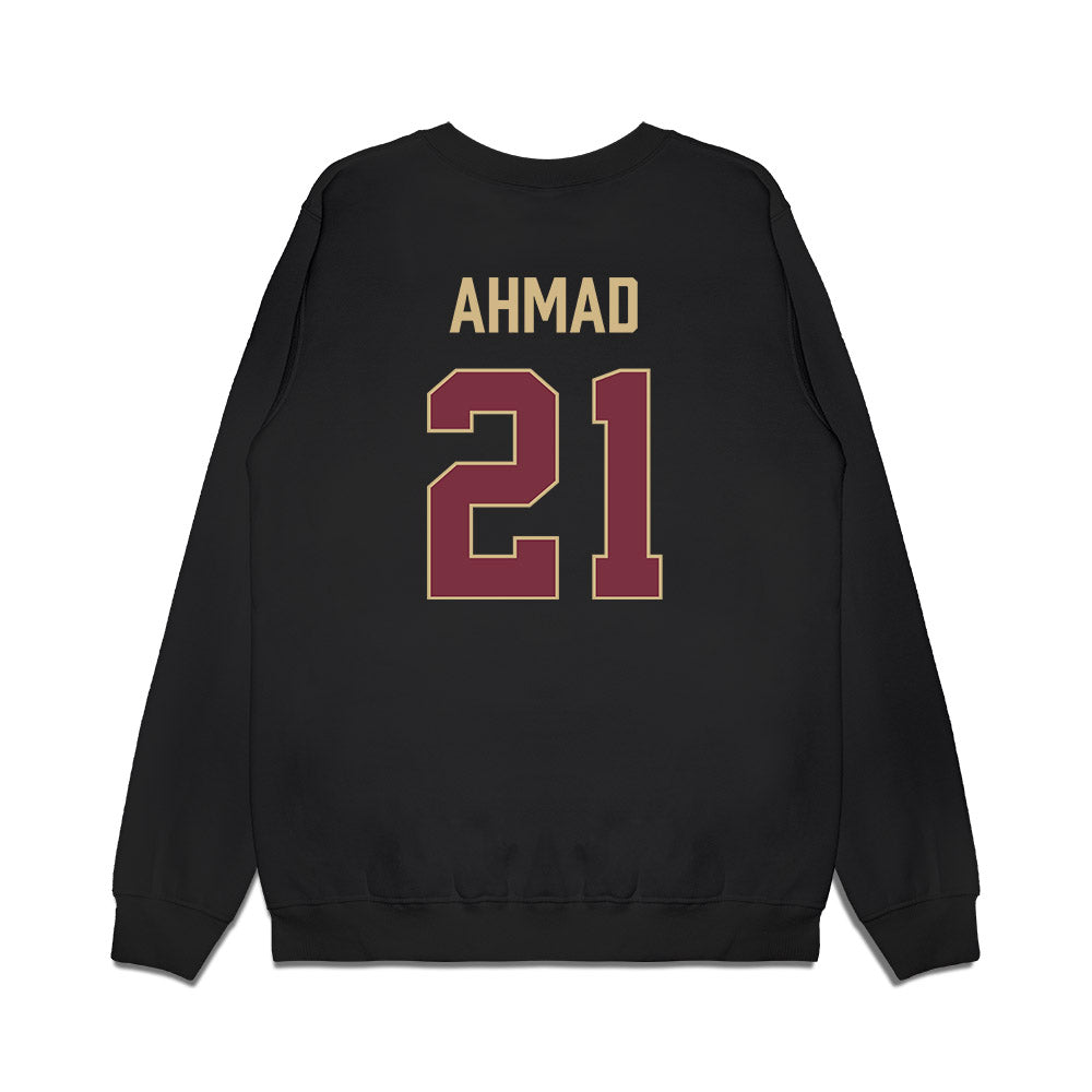 FSU - NCAA Women's Soccer : Nawreen Ahmad - NCAA® 2025 National Champions Premium Crewneck Sweatshirt-1