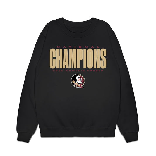 FSU - NCAA Women's Soccer : Peyton Nourse - NCAA® 2025 National Champions Premium Crewneck Sweatshirt-0
