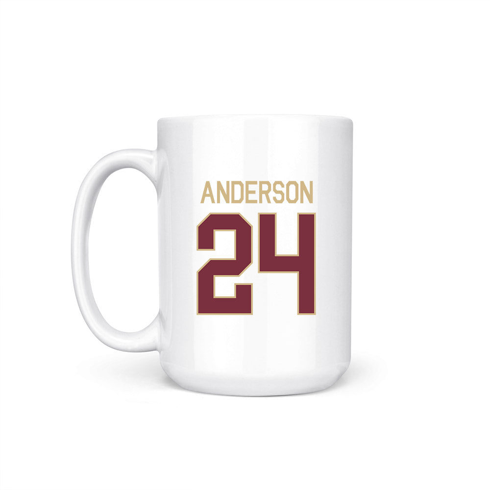 FSU - NCAA Women's Soccer : ashlyn anderson - NCAA® 2025 National Champions Coffee Mug-1
