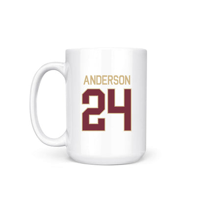 FSU - NCAA Women's Soccer : ashlyn anderson - NCAA® 2025 National Champions Coffee Mug-1