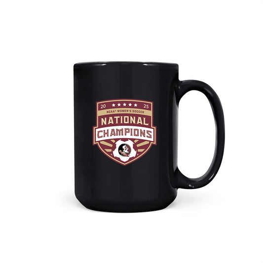 FSU - NCAA Women's Soccer : Lara Dantas - NCAA® 2025 National Champions Coffee Mug-0