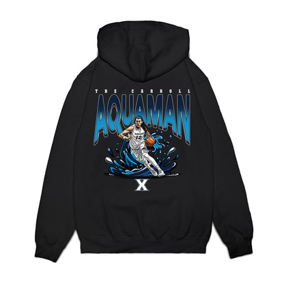 Xavier - NCAA Men's Basketball : Tre Carroll - Aquaman Premium Hooded Sweatshirt-1