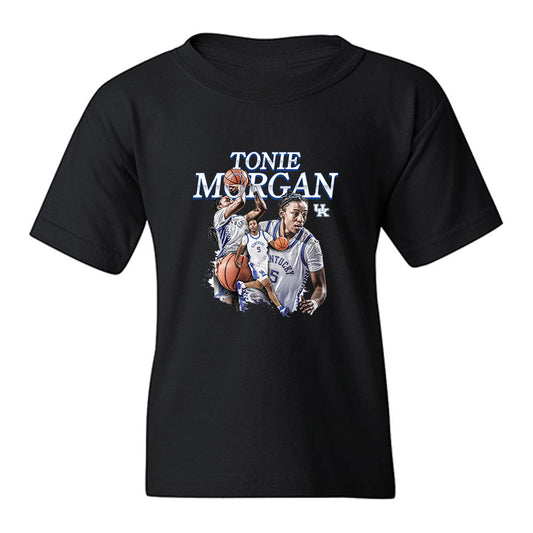 Kentucky - NCAA Women's Basketball : Tonie Morgan - Collage Youth T-Shirt-0