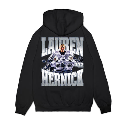 Penn State - NCAA Women's Ice Hockey : Lauren Hernick - Collage Premium Hooded Sweatshirt-1