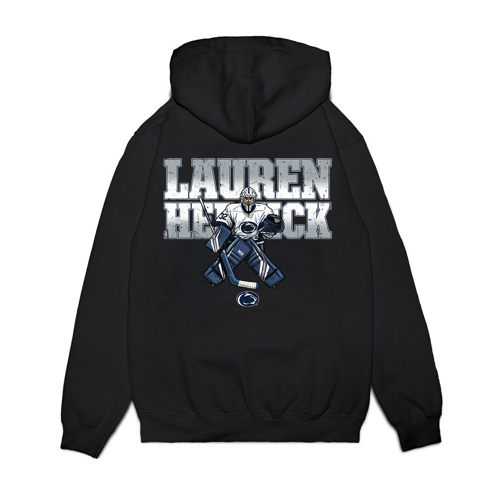 Penn State - NCAA Women's Ice Hockey : Lauren Hernick - Graphic Premium Hooded Sweatshirt-1
