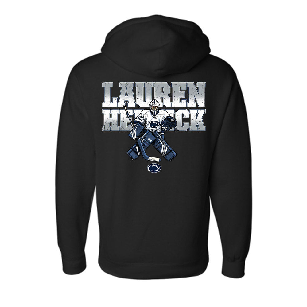 Penn State - NCAA Women's Ice Hockey : Lauren Hernick - Graphic Hooded Pullover Sweatshirt-1