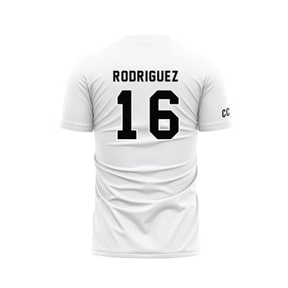 CCNY - NCAA Men's Soccer : Fausto Rodriguez - White Soccer Jersey-1