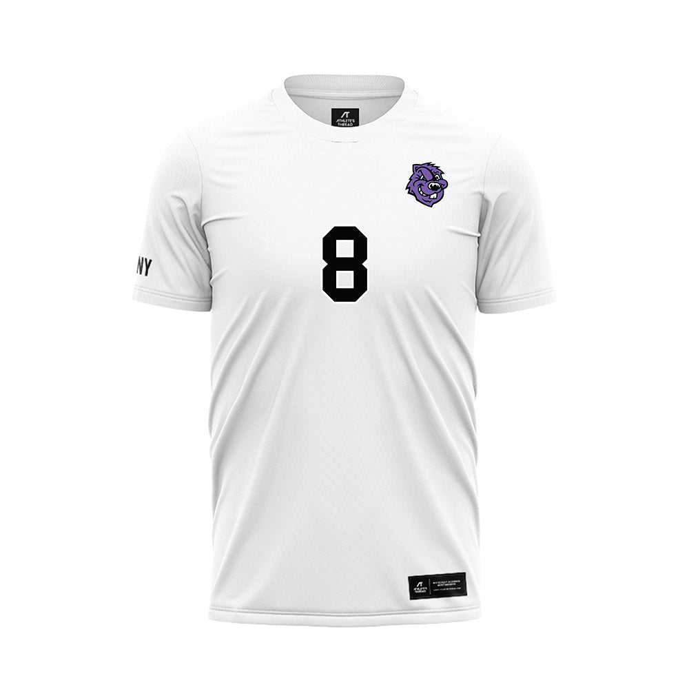 CCNY - NCAA Men's Soccer : Aliou Ndiaye - White Soccer Jersey-0