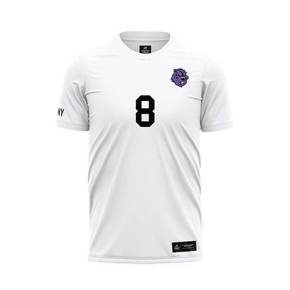 CCNY - NCAA Men's Soccer : Aliou Ndiaye - White Soccer Jersey-0