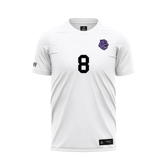 CCNY - NCAA Men's Soccer : Aliou Ndiaye - White Soccer Jersey-0