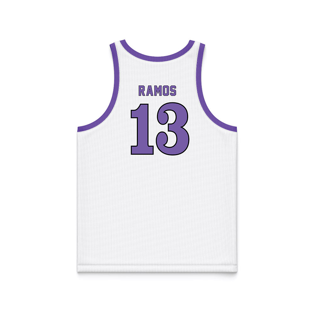 CCNY - NCAA Women's Basketball : Joscelyn Ramos - White Basketball Jersey-1
