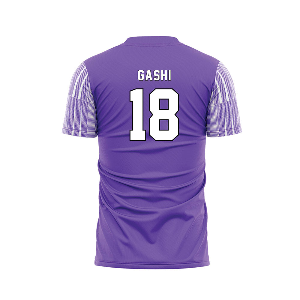 CCNY - NCAA Women's Soccer : Elsa Gashi - Purple Soccer Jersey-1