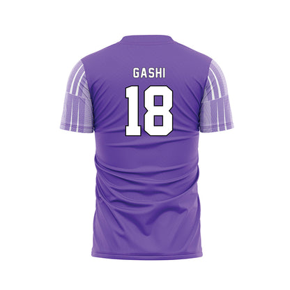 CCNY - NCAA Women's Soccer : Elsa Gashi - Purple Soccer Jersey-1