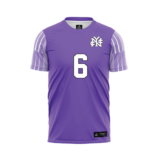CCNY - NCAA Women's Soccer : Larisa Hodzic - Purple Soccer Jersey-0