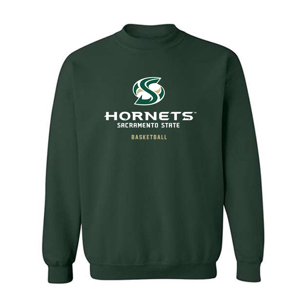 Sacramento State - NCAA Men's Basketball : Jeremiah Cherry - Classic Shersey Crewneck Sweatshirt-0