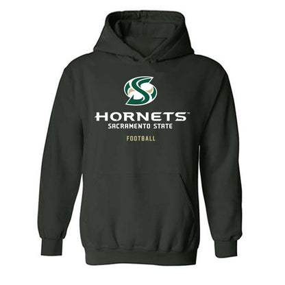 Sacramento State - NCAA Football : Jayden Davis - Classic Shersey Hooded Sweatshirt-0