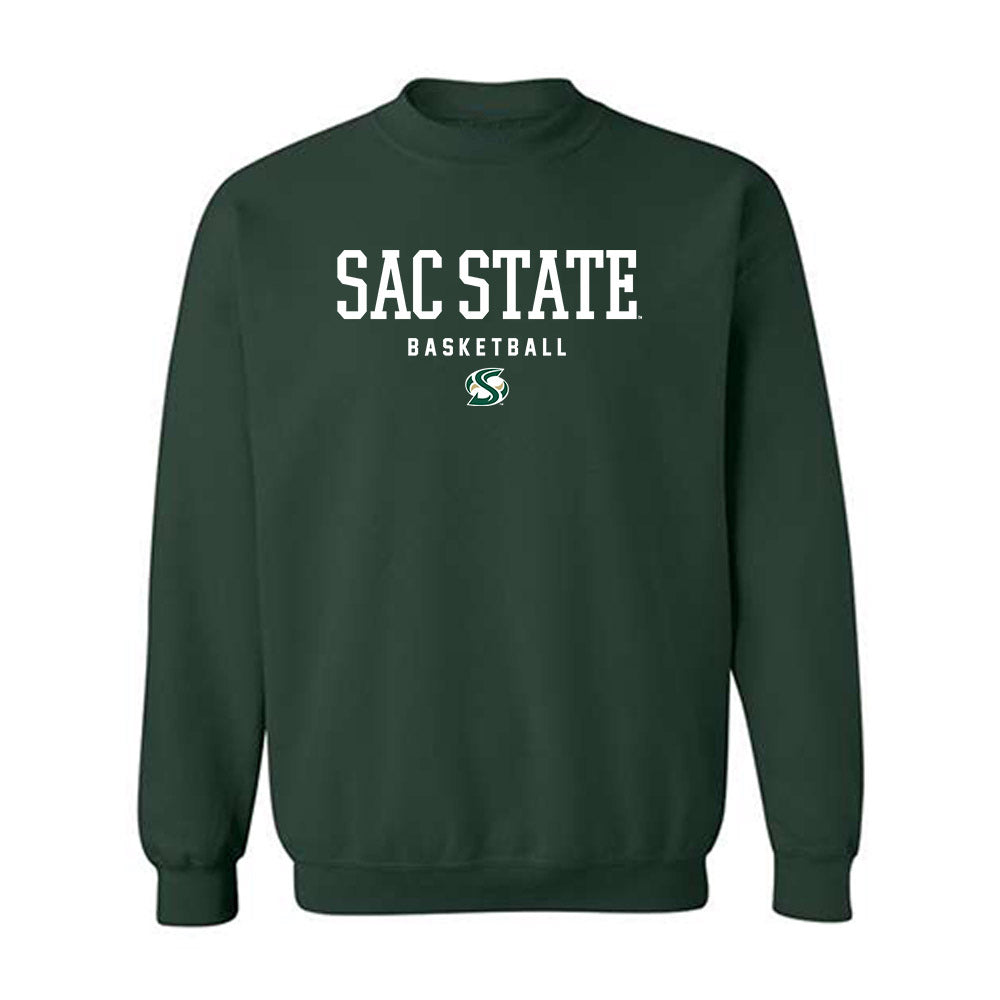 Sacramento State - NCAA Men's Basketball : Jeremiah Cherry - Classic Shersey Crewneck Sweatshirt-0