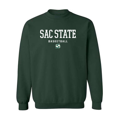 Sacramento State - NCAA Men's Basketball : Jeremiah Cherry - Classic Shersey Crewneck Sweatshirt-0