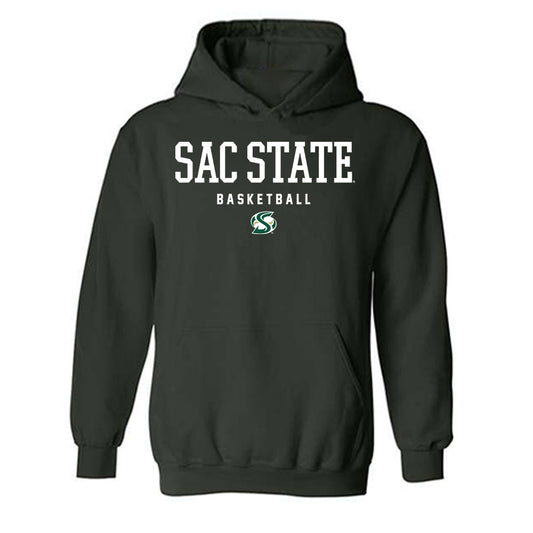 Sacramento State - NCAA Women's Basketball : Achol Magot - Classic Shersey Hooded Sweatshirt-0
