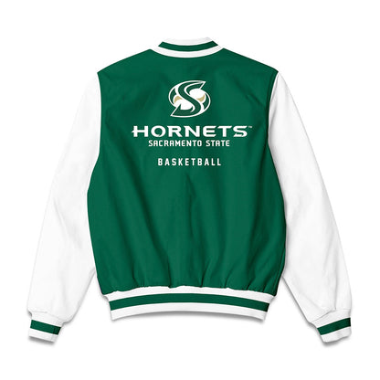 Sacramento State - NCAA Men's Basketball : Shaqir Oneal - Bomber Jacket-1
