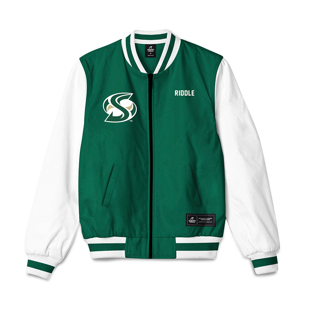 Sacramento State - NCAA Women's Track & Field : Scarlett Riddle - Bomber Jacket-0