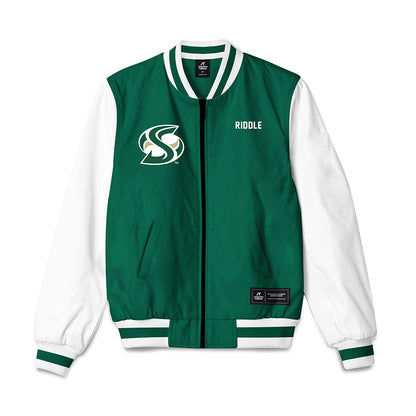 Sacramento State - NCAA Women's Track & Field : Scarlett Riddle - Bomber Jacket-0