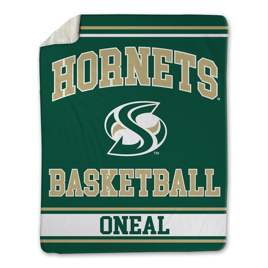 Sacramento State - NCAA Men's Basketball : Shaqir Oneal - Blanket-0