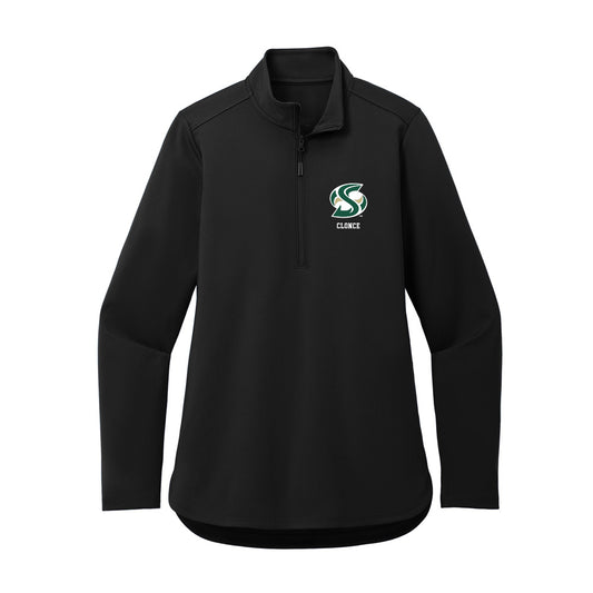Sacramento State - NCAA Women's Soccer : ava clonce - Women's Premium Quarter Zip Jacket-0