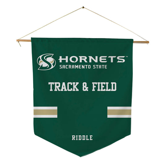 Sacramento State - NCAA Women's Track & Field : Scarlett Riddle - Pennant - 18" x 21"-0