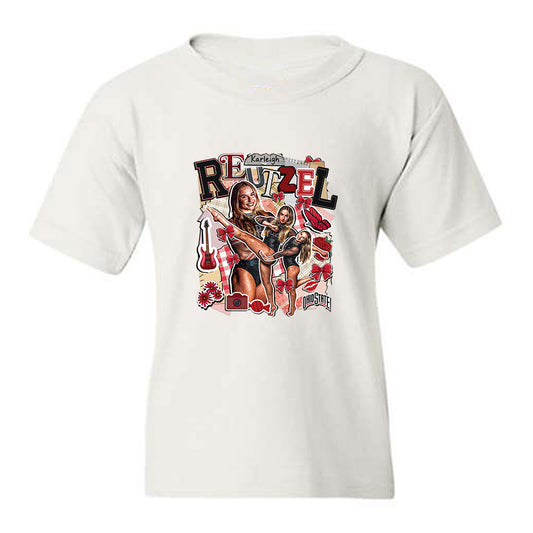 Ohio State - NCAA Women's Gymnastics : Karleigh Reutzel - Collage Youth T-Shirt-0