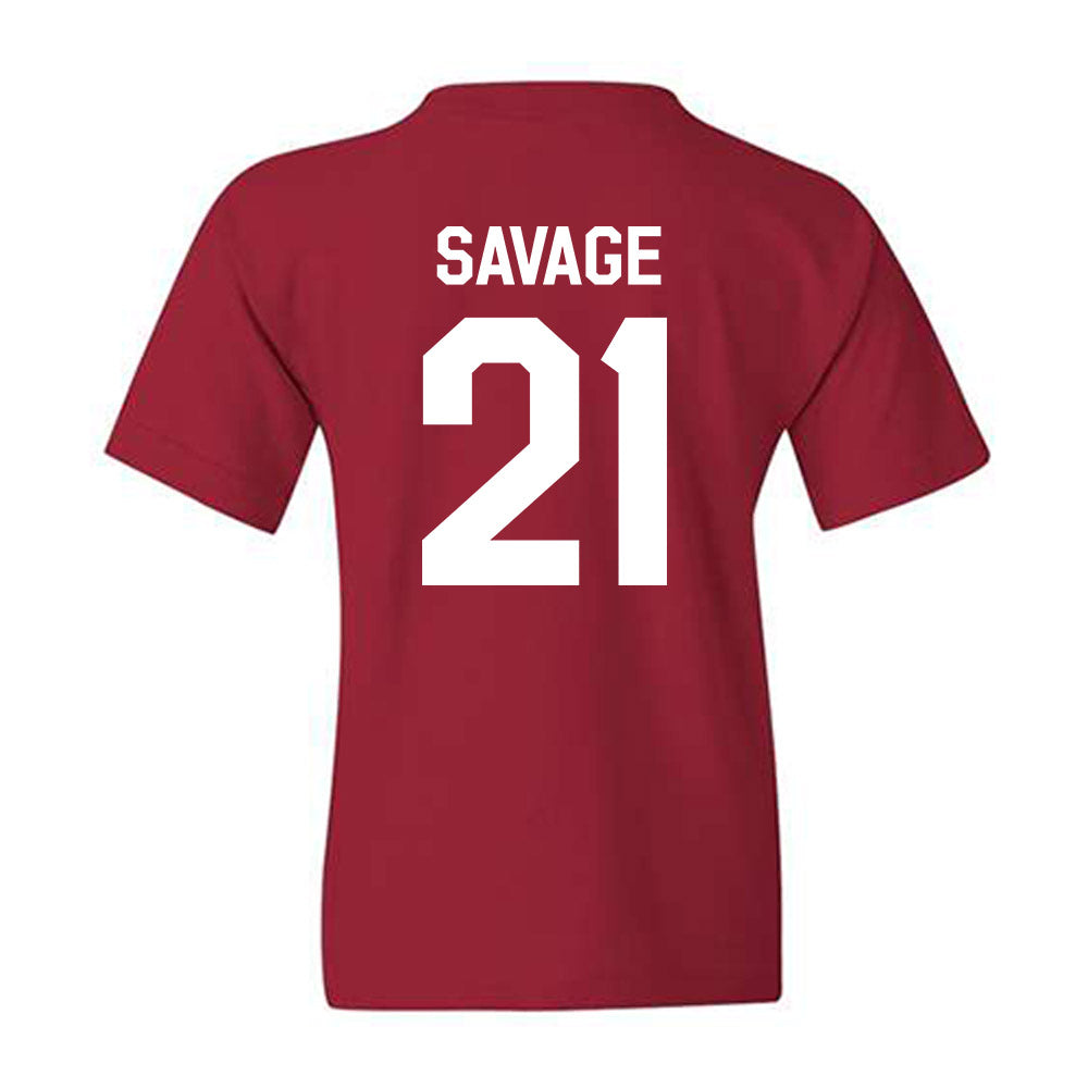 Indiana - NCAA Football : Jacob Savage - We're In Shersey Youth T-Shirt-1