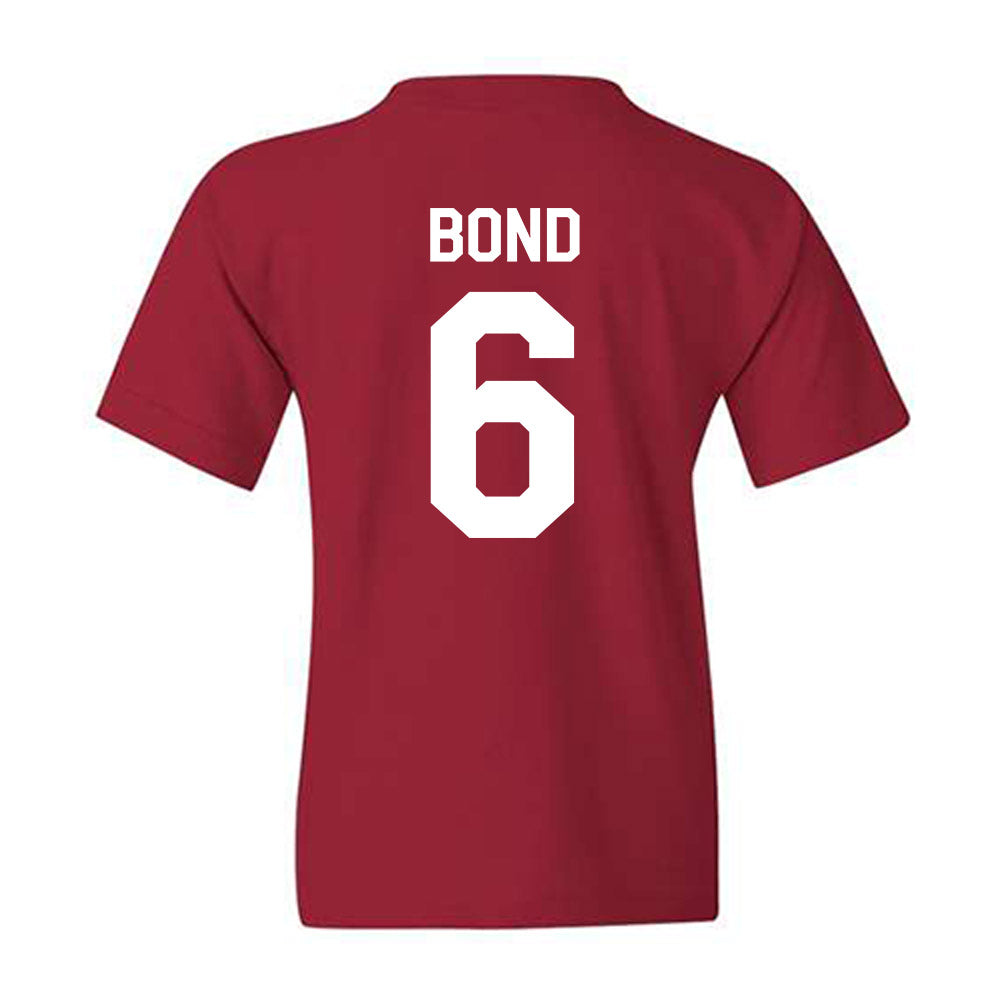 Indiana - NCAA Football : LeBron Bond - We're In Shersey Youth T-Shirt-1