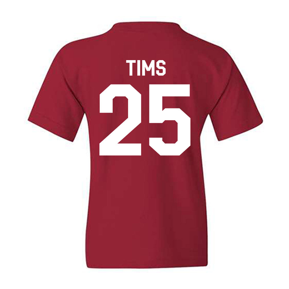 Indiana - NCAA Football : Dmontae Tims - We're In Shersey Youth T-Shirt-1