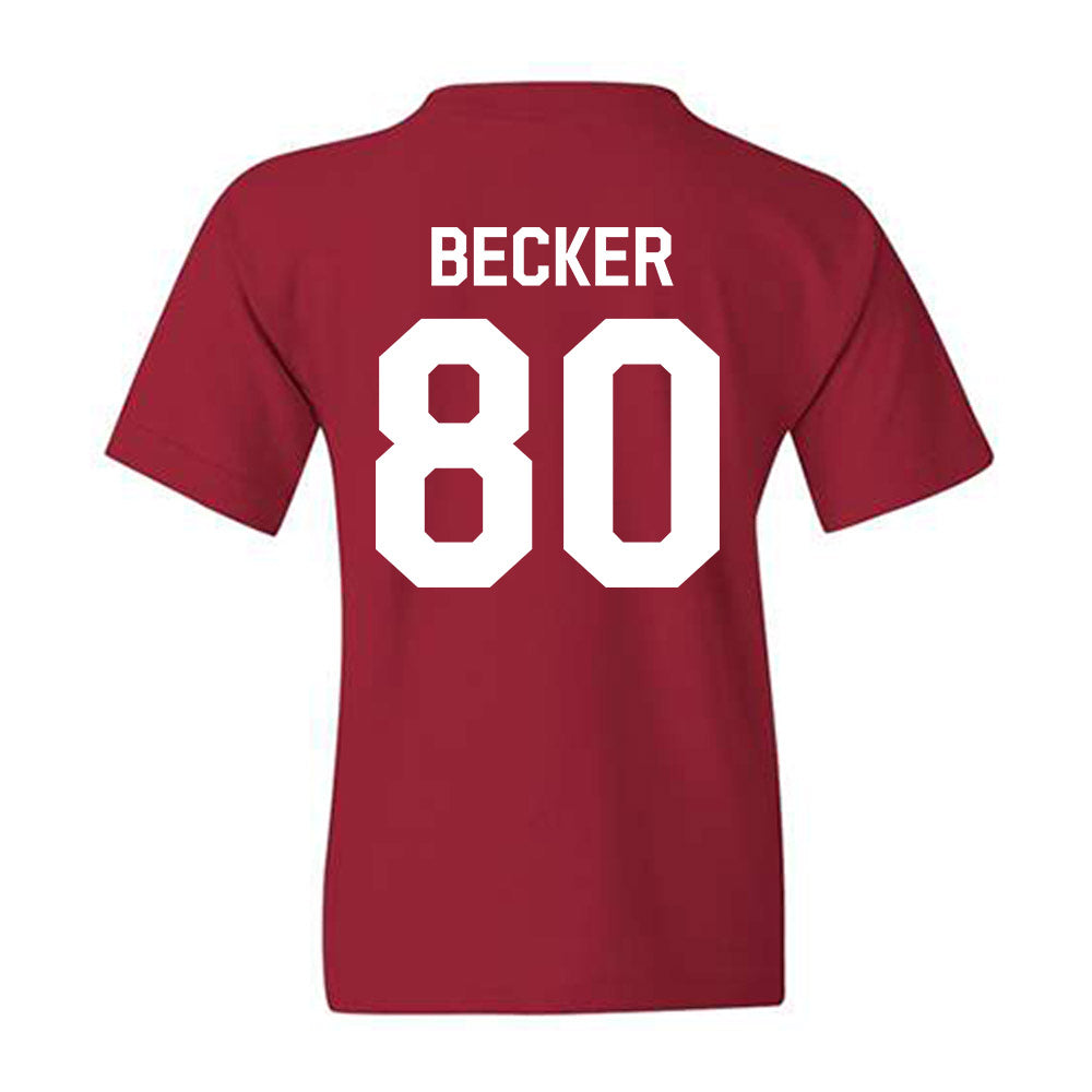 Indiana - NCAA Football : Charlie Becker - We're In Shersey Youth T-Shirt-1