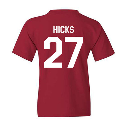 Indiana - NCAA Football : Kasmir Hicks - We're In Shersey Youth T-Shirt-1