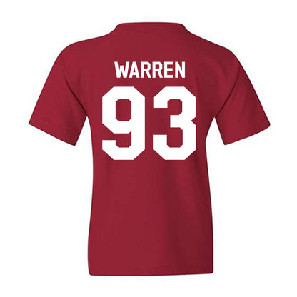 Indiana - NCAA Football : Quinn Warren - We're In Shersey Youth T-Shirt-1
