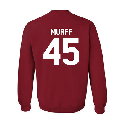 Indiana - NCAA Football : Lincoln Murff - We're In Shersey Crewneck Sweatshirt-1