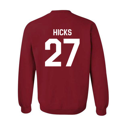 Indiana - NCAA Football : Kasmir Hicks - We're In Shersey Crewneck Sweatshirt-1
