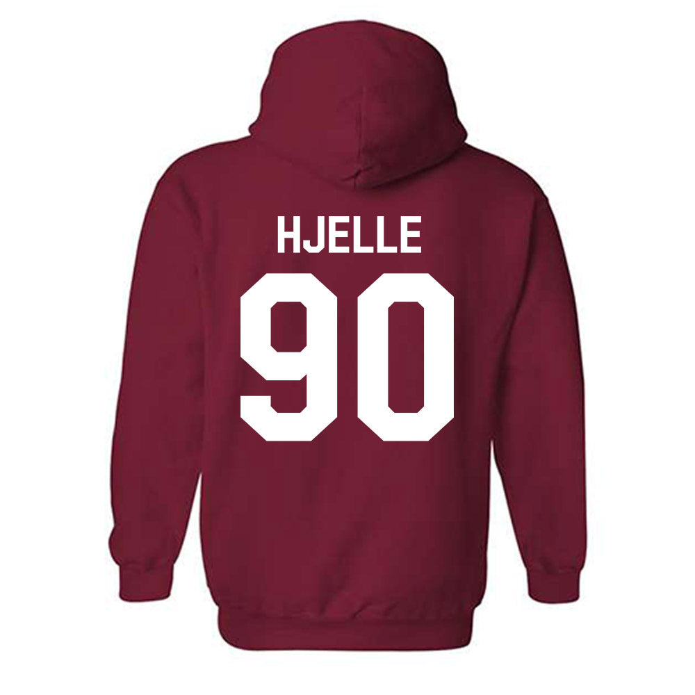 Indiana - NCAA Football : Joe Hjelle - We're In Shersey Hooded Sweatshirt-1