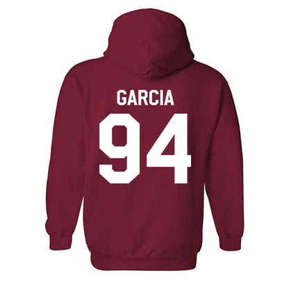 Indiana - NCAA Football : Kyler Garcia - We're In Shersey Hooded Sweatshirt-1