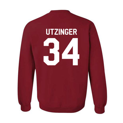 Indiana - NCAA Football : Jeffrey Utzinger - We're In Shersey Crewneck Sweatshirt-1