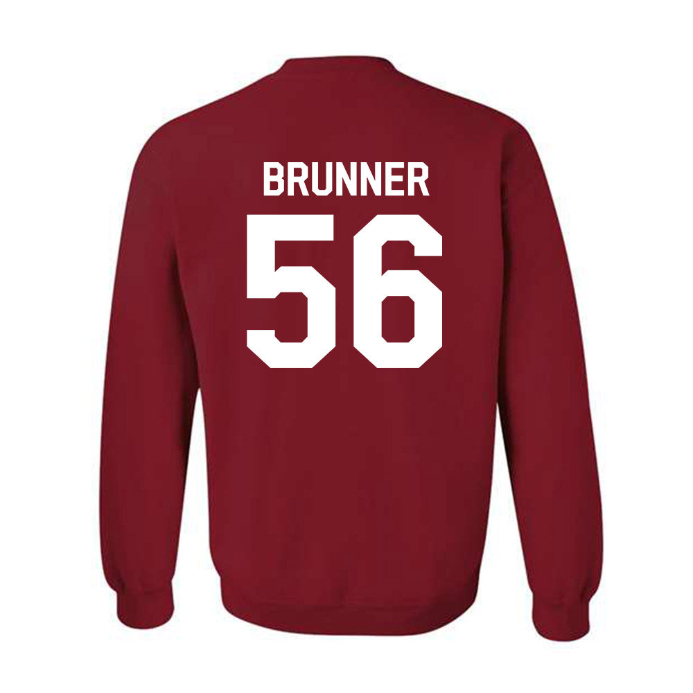 Indiana - NCAA Football : Joe Brunner - We're In Shersey Crewneck Sweatshirt-1