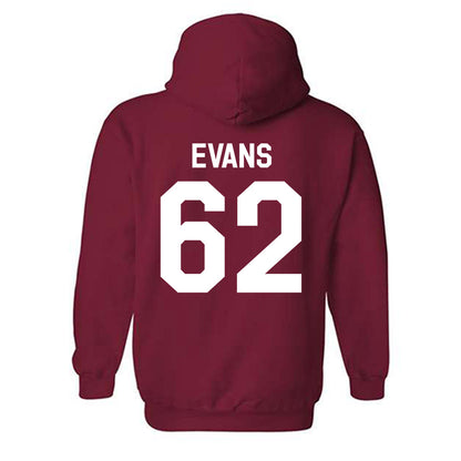 Indiana - NCAA Football : Drew Evans - We're In Shersey Hooded Sweatshirt-1