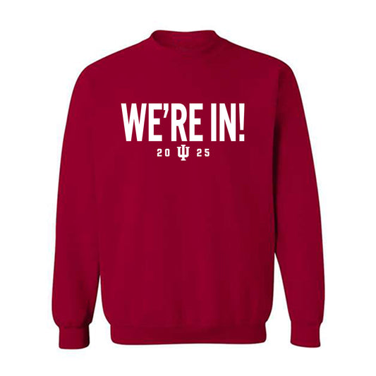 Indiana - NCAA Football : Mario Landino - We're In Shersey Crewneck Sweatshirt-0