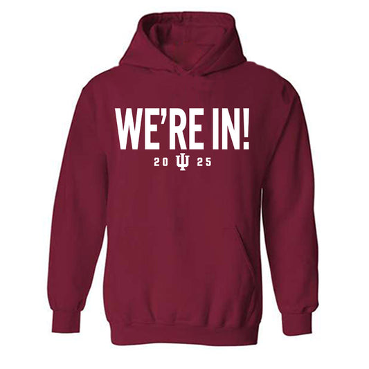 Indiana - NCAA Football : Mario Landino - We're In Shersey Hooded Sweatshirt-0