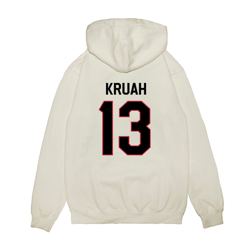 Georgia - NCAA Football : AJ Kruah - We're In Premium Hooded Sweatshirt-1