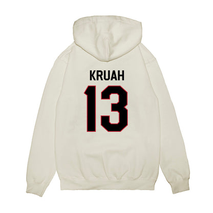 Georgia - NCAA Football : AJ Kruah - We're In Premium Hooded Sweatshirt-1